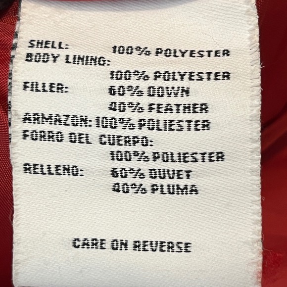 Nine West Separates Red Quilted‎ Full Zip Puffer Jacket Women's L - Picture 4 of 14